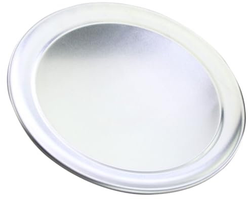 Sewroro Aluminum 12-inch Pizza Pan with Wide Edges Round Multi-Function Baking Tray for Household Pizza Baking Wear-Resistant Reusable Kitchen Supply