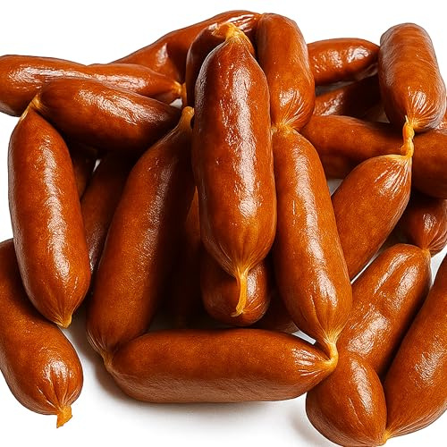 Bounce & Bella Gourmet Dog Sausages - Chicken with Pumpkin & Turmeric - Air-Dried Dog Treats - Grain-Free, No Derivatives - 200g