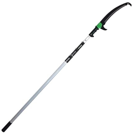 Pole Pruning Saw, Telescopic Pole Saw Tree Pruner Extendable Aluminum Alloy Mn Steel Foam Handle 3.5M/5.5M