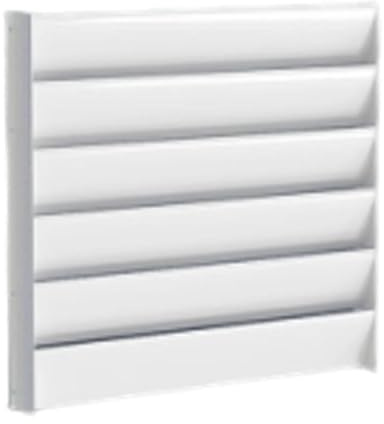 Baoblaze Condenser Deflector Baffle Galvanized Steel Professional Universal Air Conditioning Deflector Compressor Fence for Outdoor, 60cmx60cm