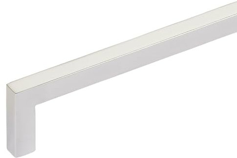 SO-TECH® Maniglia per Mobili Maniglia da Armadio E8 Vero Acciaio Inox Lucidata a specchio Distanza Fori 480 mm