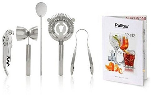 Pulltex sacacorchos de Gin Tonic Juego Completo de Cóctel medidor