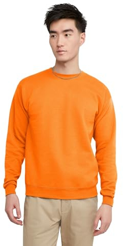 Hanes Sweat-Shirt Unisexe - Orange - Large