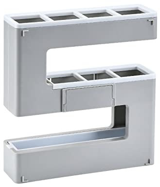 HERCHR Paragüero, Paragüero Estante Desmontable Drenable Lindo Número Forma Paraguas Soporte Paraguas Montado En La Pared para Entrada Oficina En Casa(Gray)