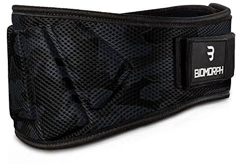BIOMORPH Gewichthebergürtel für Krafttraining, Powerlifting, Bodybuilding, Crossfit für Damen und Herren