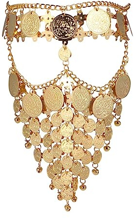 minkissy 2 stücke Metallic Schleier Schmuck Schleier Schal Schleier Abdeckung Kette Schmuck Schleier Schleier Haar Miss Veil