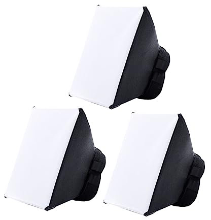 Gadpiparty 3stücke Fotografie Softbox Diffusor Für Kamera Blitzlicht Tragbar Weiche Schatten Kompatibel Mit DSLR Aufsteckblitz Und Aufsteckbaren Blitzgeräten
