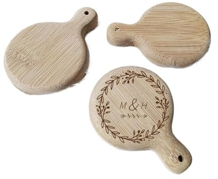 Personalizzato fai da te in legno rotondo apribottiglie a forma di padella, sottobicchiere magnete per il frigorifero decorazione apribottiglie per birra gadget creativi per la cucina di casa regalo,