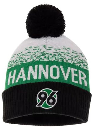 Hannover 96 Bommelmütze s-w-g