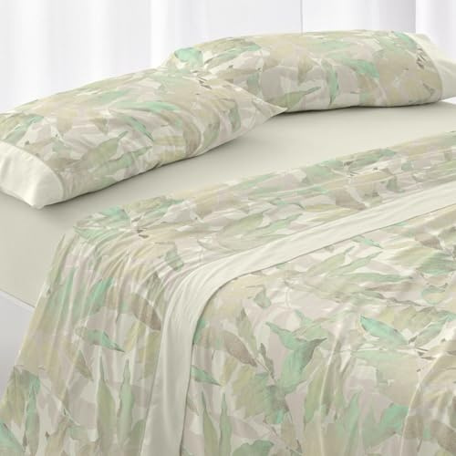 Burrito Blanco | Juego de sábanas | Cama de 150 a 160cm. (+Medidas Disponibles) | Diseño 044 | Color Oliva (150-160x190/200cm.)