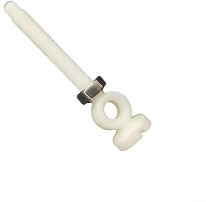 Sandyseptember Tornillo de plástico para fregadero de baño, tapón de drenaje de fregadero de baño, tapón de drenaje de botón pulsador (62 mm)