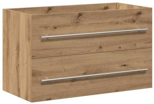 vidaXL Mobile Lavabo Bagno Artigianale 80x38,5x48 cm Legno Multistrato, Armadio per lavandino da Bagno, Mobile per lavandino da Bagno, Mobile per lavabo
