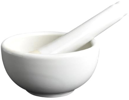 SiaBiced Set di Mortaio E Pestello Che Mescola Strumento di Ceramica Multifunzionale Smerigliatrice per Spezie Fai -da -Te