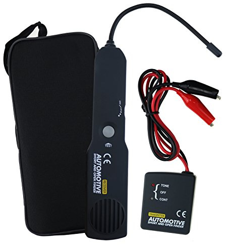 JuviPerpric Cable Tracker Electrical Circuit Tester, Automotive Short and Open Finder, EM415PRO Automotive Wire Tracer Circuit Tester Automotive, DC 6-42V Car Cable Tracker Tool