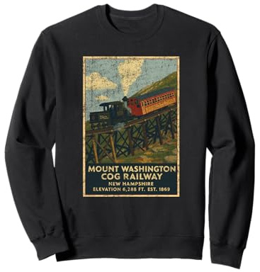 Chemin de Fer à rouage du Mont Washington Sweatshirt