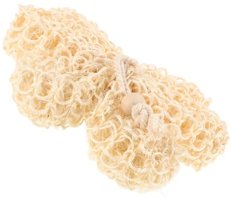 OUNONA Bola de Sisal para Baño Exfoliante Esponja Natural para Cuerpo Esférica para Masaje y Limpieza Profunda para Eliminar Muerta y Usar Estropajo Corporal