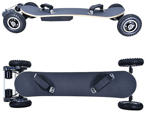 Hochleistungs-Elektro-Skateboard mit Fernbedienung, 40 km/h Höchstgeschwindigkeit, max. Reichweite 30 km, Ideal für Straßen und Pendler Rounded-Corners