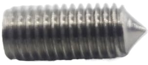 1-2 Uds M8 M10 M12 DIN914 Hexagonal De Acero Inoxidable Zócalo Extremo Cónico Perno Sin Cabeza Punta Cónica Tornillo Fijación(12mm,1pcs M10)