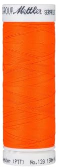 Mettler SERAFLEX elastischer Nähfaden 130 m neonorange Fb. 1428