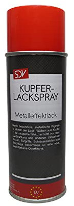 SDV Chemie Kupfer Effektlackspray 1x 400ml Spraydose Kupferlack Metall Effektlack Acryllack Kupfer Spray