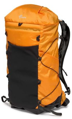 Lowepro RunAbout 18L, Ultraleichter Fotorucksack, Trekkingrucksack, Perfekt für Tagesausflüge, Strapazierfähig und Faltbar, Farbe Orange LP37443-PWW