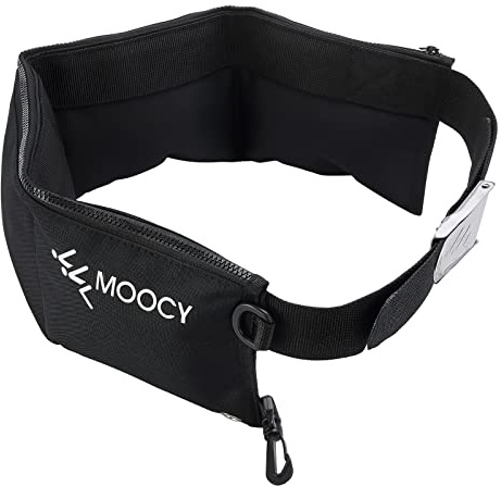 MOOCY Scuba Weight Belt, 4 Pocket Freediving Dive Diving Accessories - fit for Waist 32 to 52