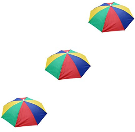 HONMEET 3pièces Chapeau Parasol Tête Uv Pour Activités Extérieures Parfait Pour Randonnée Camping Et Jardinage