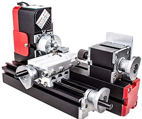 Mini Micro Lathe Machine,12V Miniature Metal Multifunction Lathe Machine DIY 20000Rev