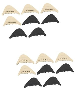 SOLUSTRE 8paare Verstellbare Halbcodeteile Für Schuhe Hochwertige Vorfußsohlen Und Polster Für Damen Schwarz Hautfarbe Dämpfung Und Entlastung Füße