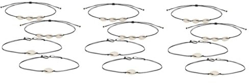 Holibanna Hawaii-Halsketten 12 Stk Muschel Muschelkette Muschelhalsband de para mujer Strand Halskette Boho- für n Halsketten Halskette für Frauen Schmuck