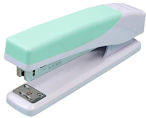 Gogogmee Doppelfarben-heftgerät Ergonomisches Design Für Büro Und Zuhause Große Kapazität Langlebig Und Leicht Zu Bedienen Für Schul Und Büroarbeiten Mintgrün