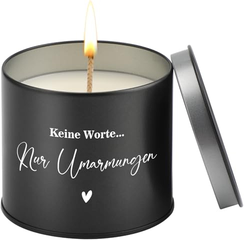 PRSTENLY Trauergeschenk Kondolenz Trauerkerze Gedenkgeschenke | Kerze für Verstorbene Lieblingsmensch, Beileidsgeschenke für den Verlust von Mutter Trauergeschenke