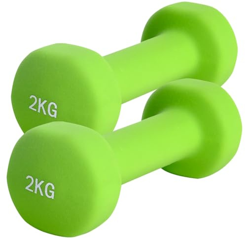 Train Hard® Hanteln Neopren 2er Set Kurzhanteln Frauen Hantelset Kleine Hantel Kurzhantelset