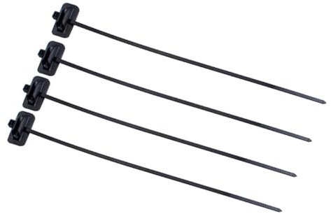4pcs Brake Cable Fixed Clamp for and Road Bike Oil Tube Frame Clip Guide Durable Cable Tie Holders Black Tubing Clips for Secure Cable Management