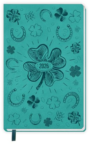 Trötsch Taschenkalender A6 Soft Touch Glück 2026: Soft Touch Terminkalender