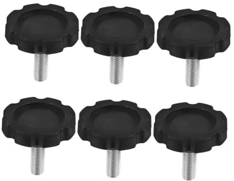 HEMOTON 6pièces Rechange pour Parasol de Terrasse Vis de Fixation pour Pied Bouton de Remplacement pour Mât Accessoires pour Support de Base Vis de Rechange pour Jardin