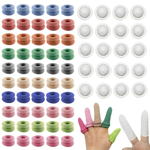 Pluvyze 70 Pcs Protege Doigt Pansement Doigt Waterproof Bandage De Doigts Protège-Doigts Antidérapants Couvre-Doigts Protection Convient Pour Le Travail, Le Jardinage Et La Cuisine