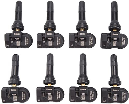 Bosiyrggrl 8 Sensori TPMS Programmabili MX-Sensor 433MHz 315MHz, 2 in 1 Sensore per Il di Monitoraggio della Pressione dei Pneumatici