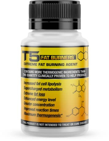 x2 T5 Fat Burners : Strongest Legal Diet & Weight Loss Pills (2 Month Supply)