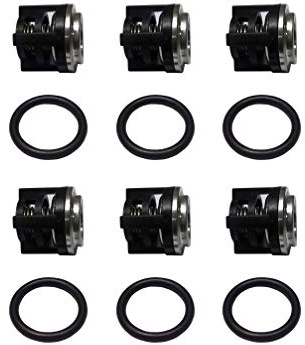 Ultimate Waschmaschine Ersatz für annovi REVERBERI Pumpe Rückschlagventile Kit 1828, 18 mm, Neue Ventile + O-Ringe