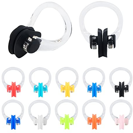 SAVITA Swimming Ear Plug and Nose Clip Set Reusable Waterproof Ear Nose Protector
