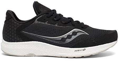 Saucony Men's Freedom 4 Running Shoe, Schwarz (Black/Stone), 46.5 EU