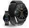 XCOAST Qin XC Pro Smartwatch 45mm Schwarz, 1,3 Zoll AMOLED, Wasserdicht, Puls, Blutdruck, Blutsauerstoff, 21 Sportmodi, 7 Tage Akku, iOS&Android, Edelstahl