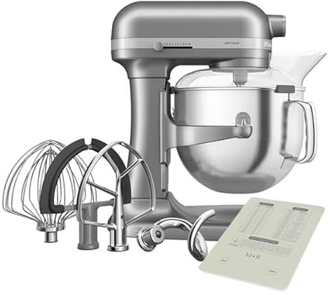 KitchenAid Artisan Contour Bol mélangeur alimentaire Argenté 6,6 l