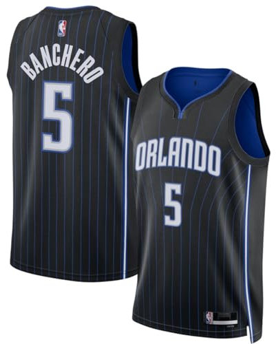 Paolo Banchero Orlando Magic NBA Kinder Jugend 8-20 Black Icon Edition Swingman Trikot, Schwarz, 8