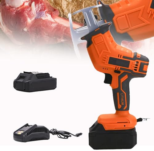 Sierra recíproca Máquina cortadora de sierra para huesos Cortador de carne de hueso Sierra manual eléctrica Cortador de carne Hueso de carnicero portátil para cortar carne/cerdo/costillas/madera,C