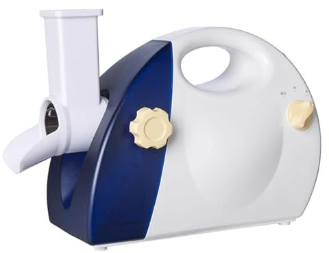 KHZKHC Rallador De Queso Comercial De 180 W De Acero Inoxidable, Cortador De Verduras Automático Multifuncional Y Procesador De Alimentos, para Queso, Mantequilla, Queso, Migas De Salvado De Pan