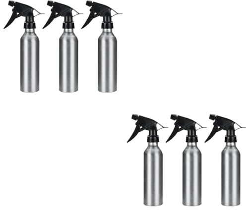 Milisten 6 Stk Reinigungssprühflaschen Leer Leere Sprühflasche Pflanzen-bewässerungsflasche Friseur-sprayer Reise-shampoo-behälter Wassersprühflasche Reisen Flasche Aus Aluminium Anlage