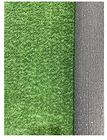 Acomoda Textil – Césped Artificial Alta Densidad para Interior Exterior. Rollo Hierba Sintética con Orificios Drenaje y Fácil Instalación para Jardín, Terraza, Piscina y Patio. (Altura 7mm, 1x2,5m)