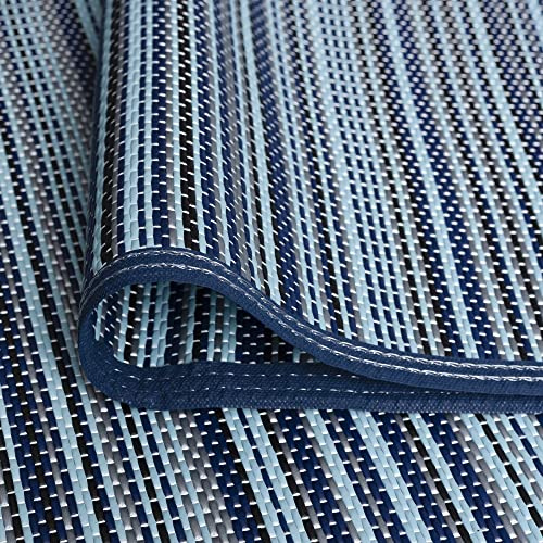 Craft 4 You Alfombra impermeable para uso en exteriores e interiores, varios tamaños de hasta 9 x 13 pies, alfombra de jardín y patio, impermeable, grande, reversible, de plástico, cubierta de